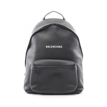 BALENCIAGA EVERYDAY BACKPACK bag leather Black Used unisex