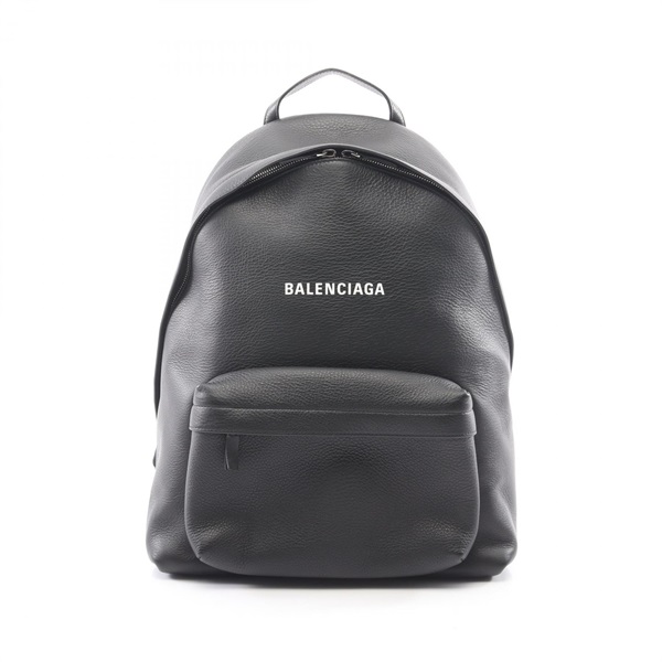 BALENCIAGA EVERYDAY BACKPACK bag leather Black Used unisex