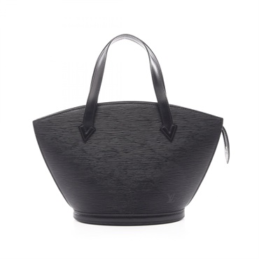 LOUIS VUITTON Saint Jacques Handbag M52272 Epi leather Black Black Used Women LV