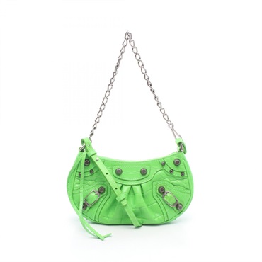 BALENCIAGA LE CAGOLE MINI BB Chain Crossbody Handbag 695814.3817.Q.000959 Used