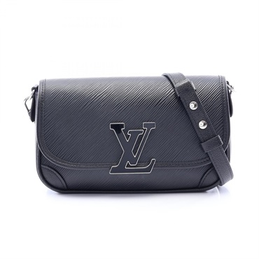 LOUIS VUITTON Buci NM Shoulder Crossbody Bag M59386 Epi leather Black Used Women