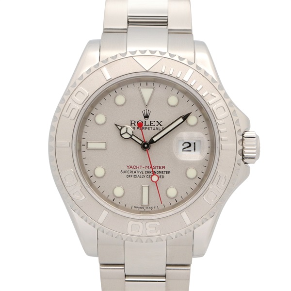 ROLEX Yachtmaster Rolesium D Wrist Watch 16622 Automatic Platinum SS Used mens