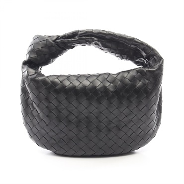 BOTTEGA VENETA Teen Jody Handbag 690225VCPP08425 leather Black Preowned Women