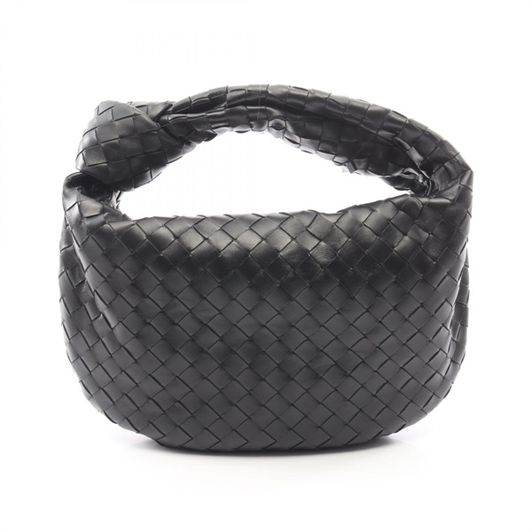 BOTTEGA VENETA Teen Jody Handbag 690225VCPP08425 leather Black Preowned Women
