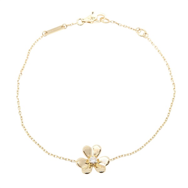 Van Cleef & Arpels Frivole Diamond Bracelet VCARPJMM00 18KYG Gold Used Women