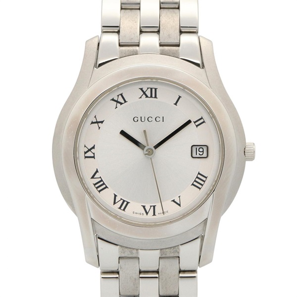 GUCCI G class Wrist Watch 5500M Quartz Stainless Steel Used mens GG