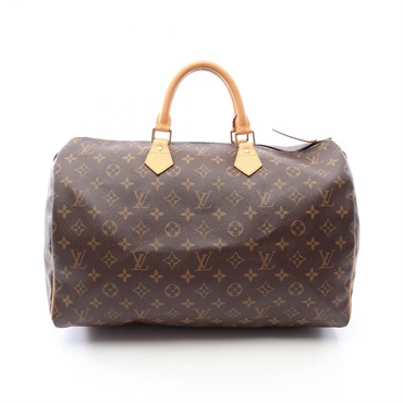LOUIS VUITTON Speedy 40 Handbag M41522 Monogram leather Brown Used Women