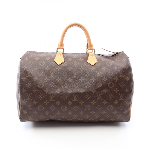 LOUIS VUITTON Speedy 40 Handbag M41522 Monogram leather Brown Used Women