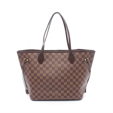 LOUIS VUITTON Neverfull MM Tote Shoulder Bag N41358 Damier canvas Cerise Used LV