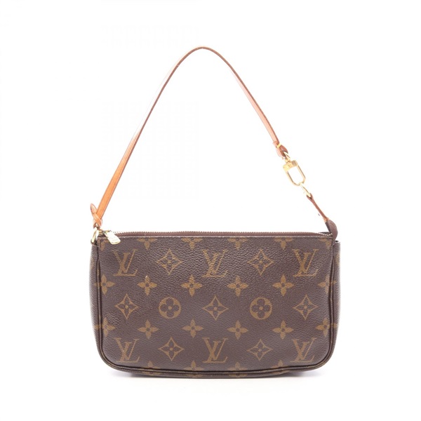 LOUIS VUITTON Pochette Accessoires Handbag pouch M51980 Monogram leather Brown