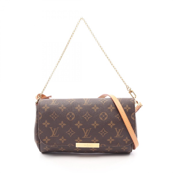 LOUIS VUITTON Favorite MM chain shouder crossbody Handbag M40718 Monogram used