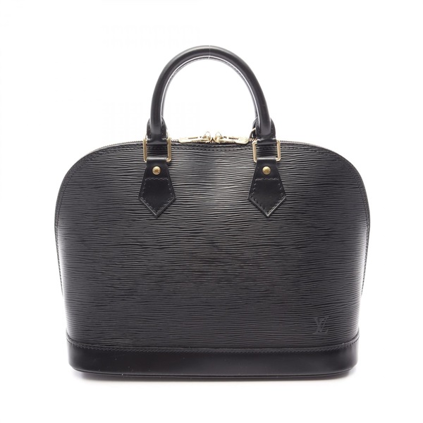 LOUIS VUITTON Alma Handbag M52142 Epi leather Black Used Women LV