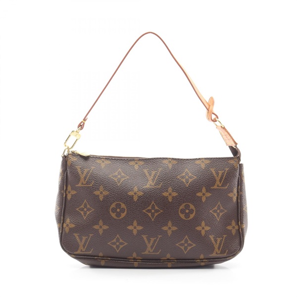 LOUIS VUITTON Pochette Accessoires Handbag M51980 Monogram canvas Brown Used LV