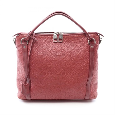 LOUIS VUITTON Ixia PM Handbag M97069 Monogram antheia leather Bordeaux Used LV