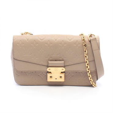 LOUIS VUITTON Marceau Chain Shoulder Handbag M46199 Monogram empreinte leather