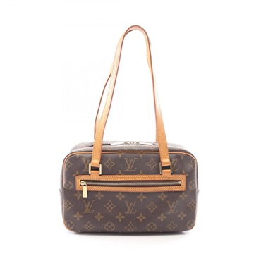 LOUIS VUITTON Cite MM Shoulder Bag M51182 Monogram Coated canvas leather Used LV