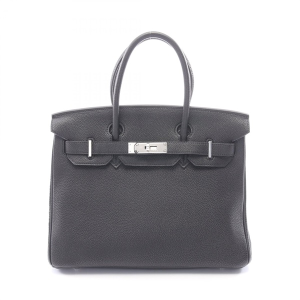 HERMES Birkin 30 Handbag 030520CK Togo leather Black SHW Used Women L