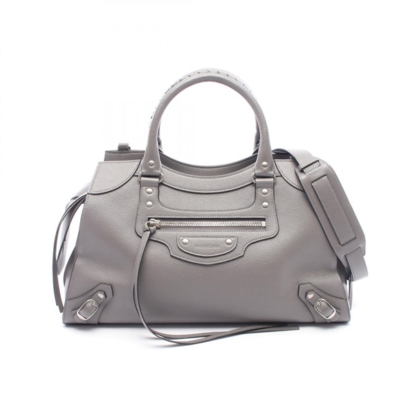 BALENCIAGA Neo Classic City Medium Shoulder Crossbody Handbag 638470 leather