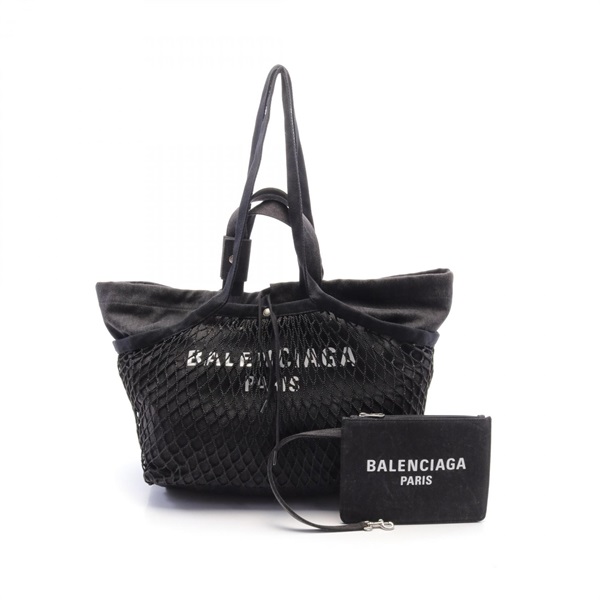 BALENCIAGA 24/7 TOTE MEDIUM Shoulder Handbag 7918092AA471069 canvas Black NEW