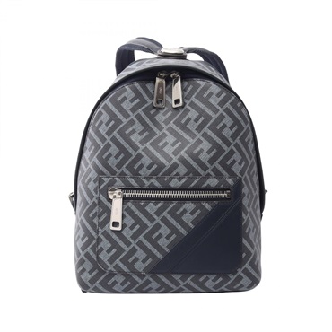 FENDI Diagonal Chiodo Small Rucksack Backpack 7VZ077ASICF1O97 canvas leather NEW