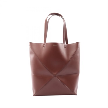 LOEWE Puzzle Fold Tote Large shoulder Bag B933Q18X014783 leather Brown Women