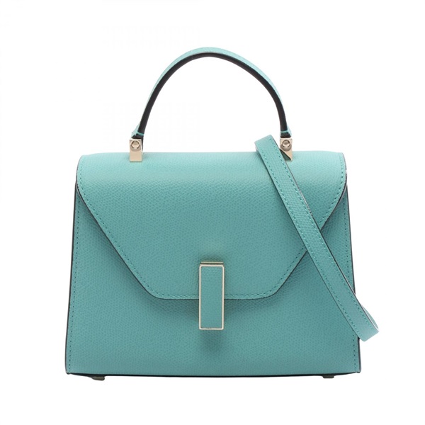 Valextra Micro Iside Crossbody Handbag WBES0022028LOC99BCN leather Blue NEW