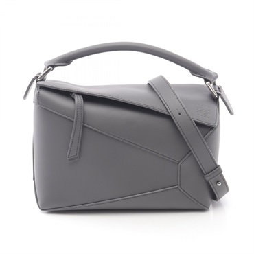 LOEWE Puzzle Espresso Small shoulder crossbody Handbag A510P60XAC6862 leather