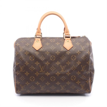 LOUIS VUITTON Speedy 30 Handbag M41526 Monogram canvas leather Brown Used LV