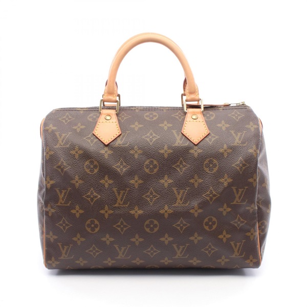 LOUIS VUITTON Speedy 30 Handbag M41526 Monogram canvas leather Brown Used LV