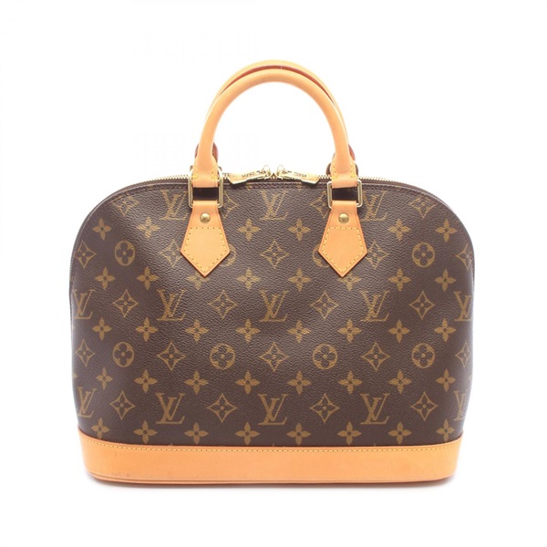 LOUIS VUITTON Alma PM Handbag M51130 Monogram canvas leather Brown Used Women