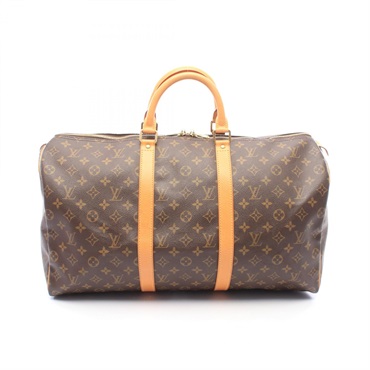 LOUIS VUITTON Keepall 50 Travel Duffel Weekender Bag M41426 Monogram canvas Used