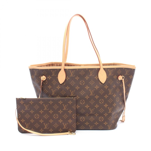 LOUIS VUITTON Neverfull MM Shoulder Tote Bag M40995 Monogram canvas Brown Used