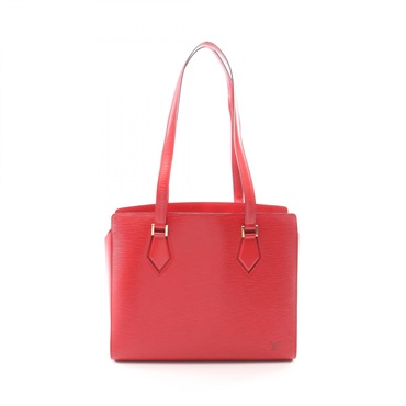 LOUIS VUITTON Duplex Shoulder tote Bag M52427 Epi leather Castilian red Used