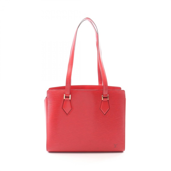 LOUIS VUITTON Duplex Shoulder tote Bag M52427 Epi leather Castilian red Used