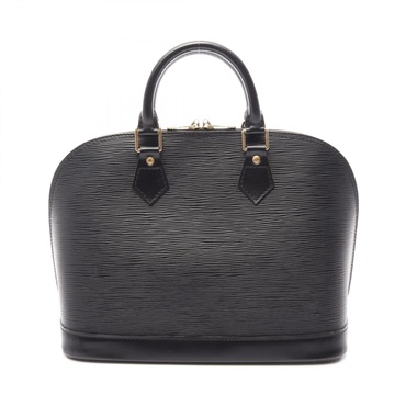 LOUIS VUITTON Alma Handbag M52142 Epi leather Noir Used Women
