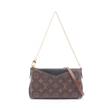 LOUIS VUITTON Paras cratch Chain shoulder Handbag M41639 Monogram canvas Used LV