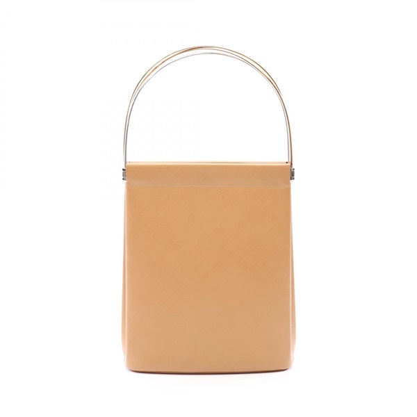 CARTIER Trinity Hand Bag leather Beige Used Women