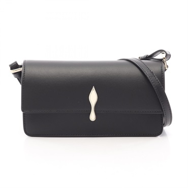 Christian Louboutin BETTINA Shoulder Crossbody Bag 1265272CM6S leather Black NEW