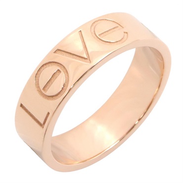 CARTIER Love Ring Christmas 2006 Limited Edition 18KRG Used Women US size #6 #52