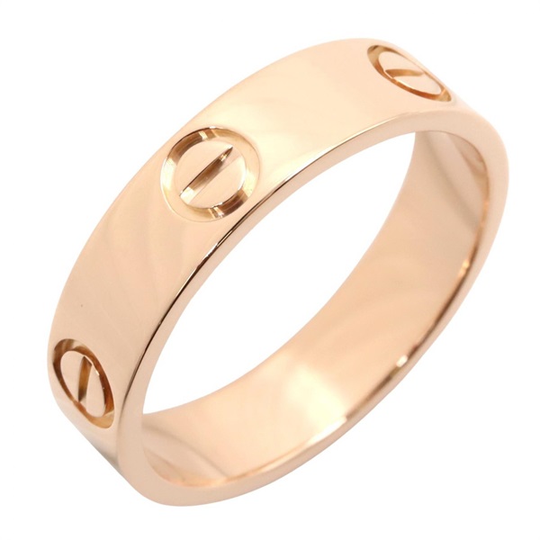 CARTIER Love Ring 18KPG Pink Rose Gold Used unisex US size 8.75 #59