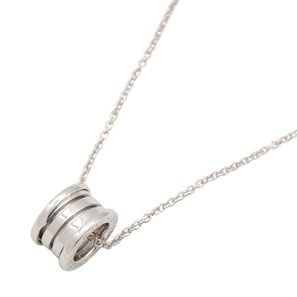 BVLGARI B zero1 Necklace Pendant 18KWG White Gold Used Women 40.5cm