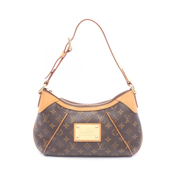 LOUIS VUITTON Thames PM Shoulder Bag M56384 Monogram canvas Brown Used Women LV