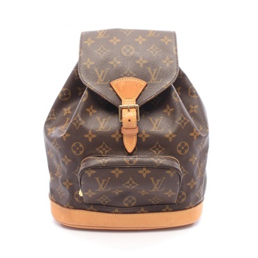 LOUIS VUITTON Montsouris MM Rucksack Backpack M51136 Monogram canvas Used LV
