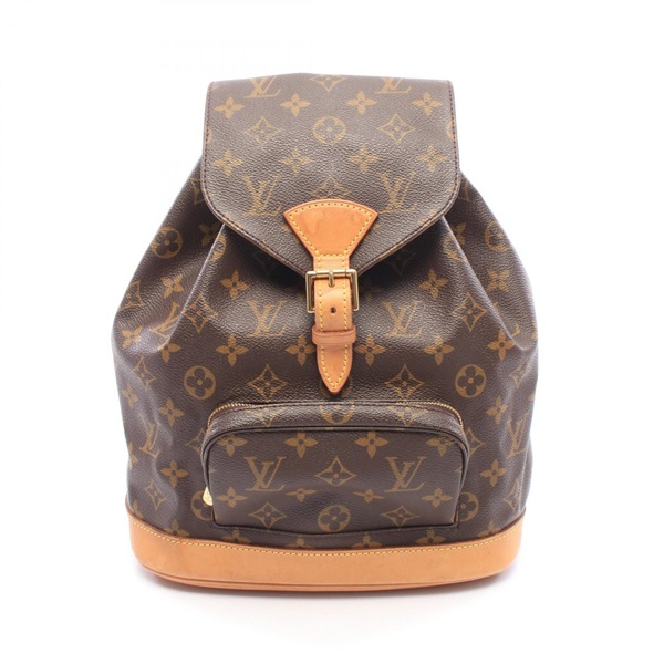 LOUIS VUITTON Montsouris MM Rucksack Backpack M51136 Monogram canvas Used LV