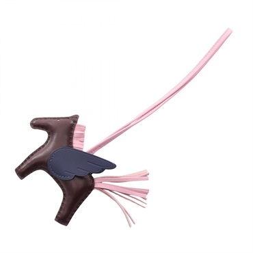 HERMES Rodeo Pegasus PM bag charm U Agneau milo Swift Rouge sellier Used women