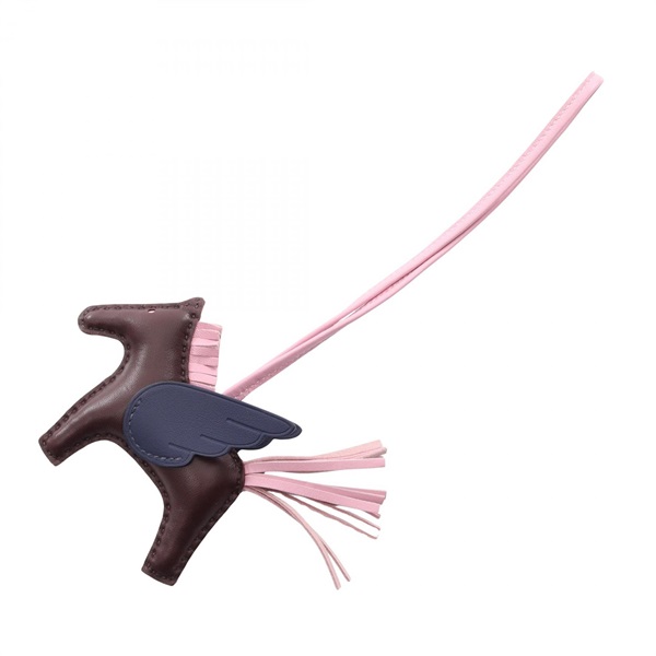 HERMES Rodeo Pegasus PM bag charm U Agneau milo Swift Rouge sellier Used women