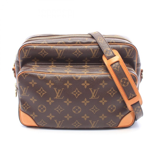 LOUIS VUITTON Nile Shoulder Crossbody Bag M45244 Monogram canvas leather Used LV