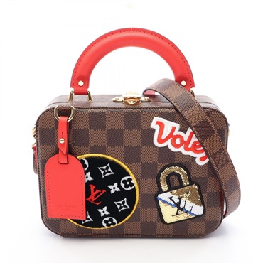 LOUIS VUITTON LV Stories Box Crossbody Handbag N40048 Damier Ebene canvas Used