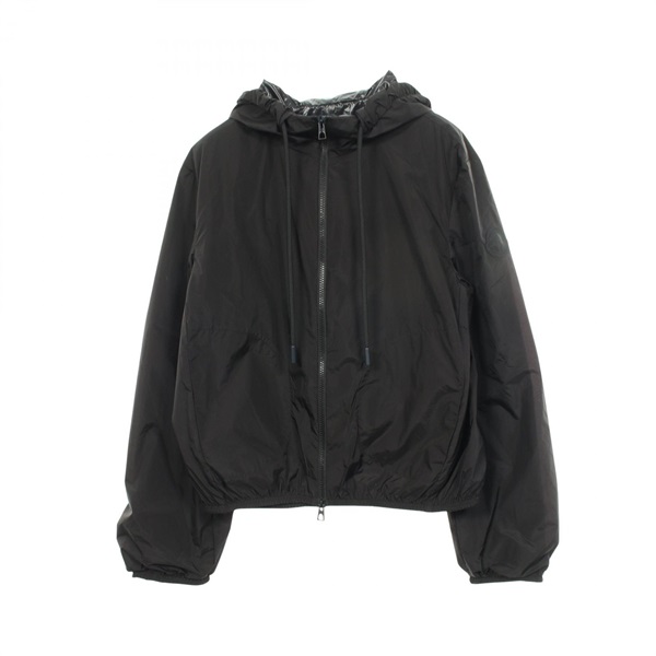 MONCLER CASSIE Hooded Nylon Jacket coat 1A00117 Nylon Black Used Women size 2