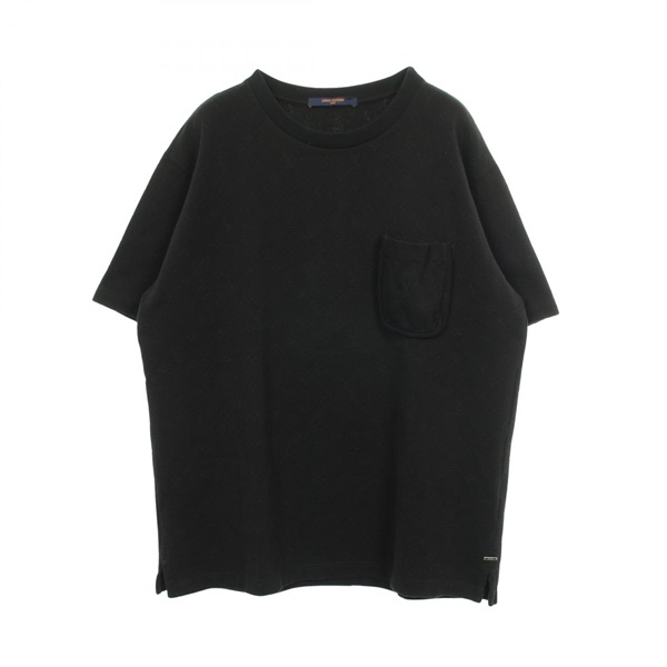 LOUIS VUITTON 3D Pocket Monogram T-shirt RM202Q TCL HIY49W cotton Black Used #XL